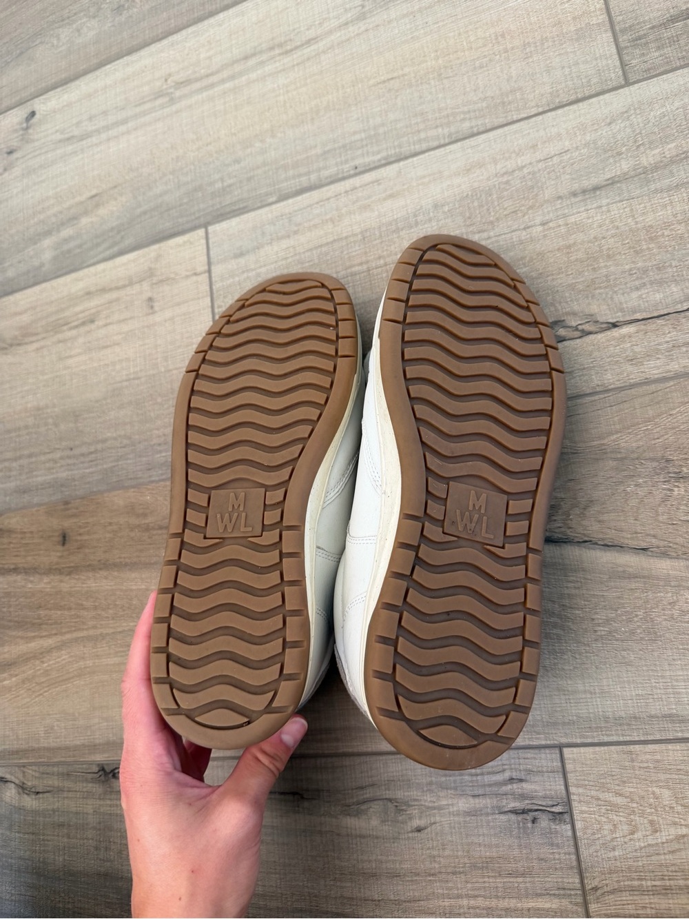 Madewell White Leather Low-Top Sneakers - Picture 3 of 6